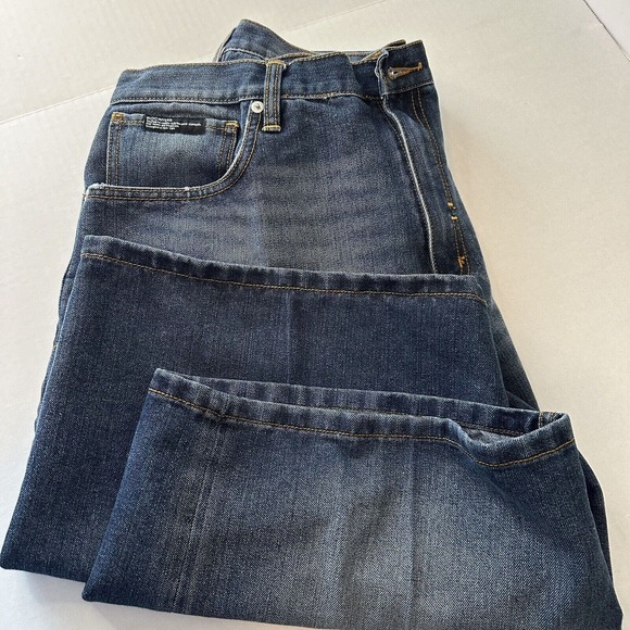 RocaWear Denim Blue Shorts Size 28 Inseam 12 in Loose Fit, Skate, Hip Hop - Picture 3 of 13